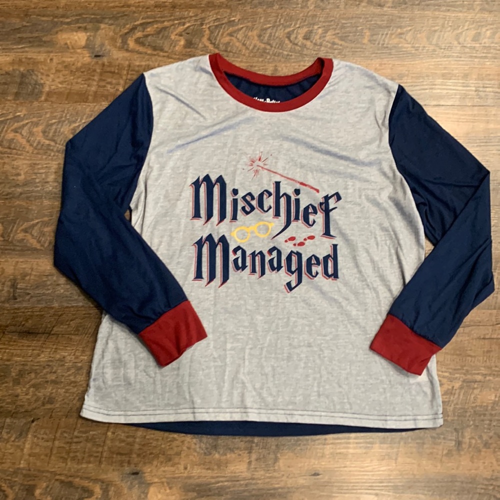 Harry Potter Youth XL “Mischief Managed” Long Sleeve Tee